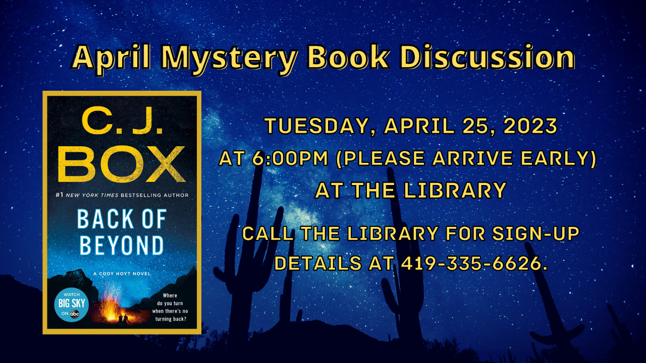 mystery book discussion