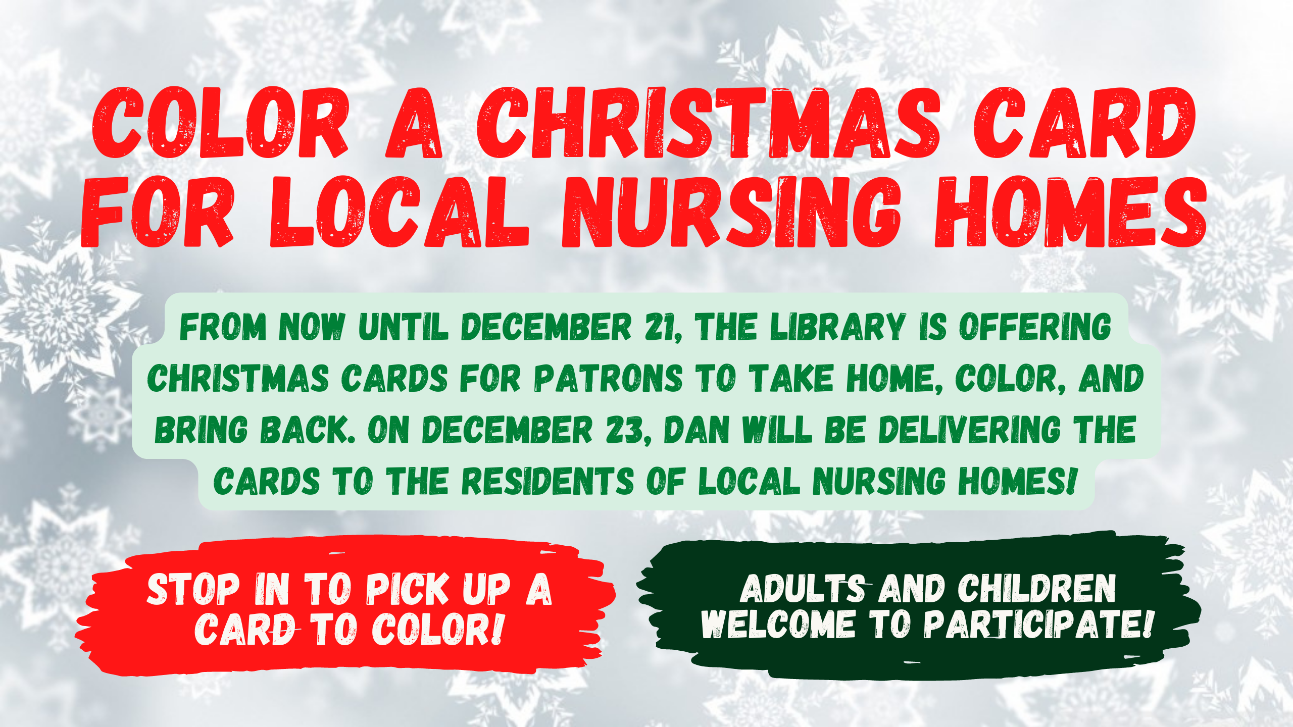 decorate a christmas card