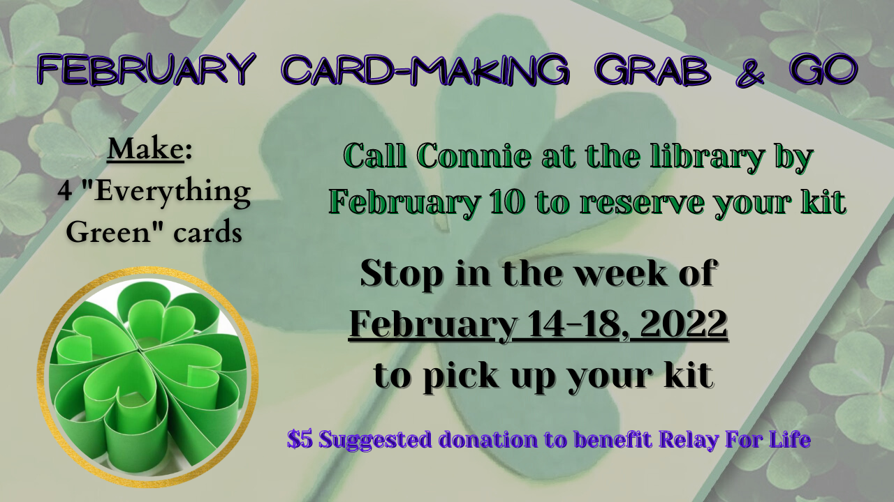 Make 4 "Everything Green" cards