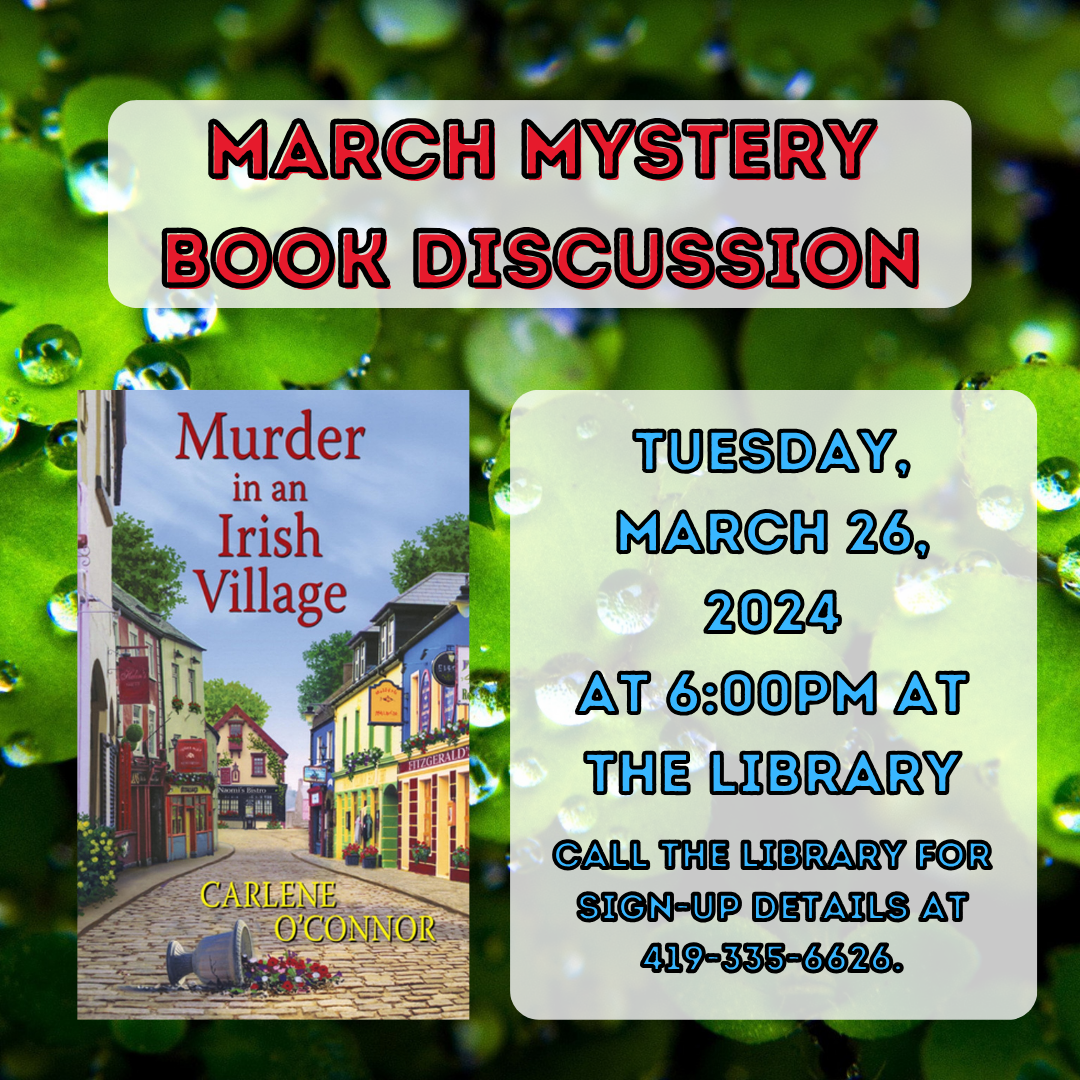 mystery book discussion