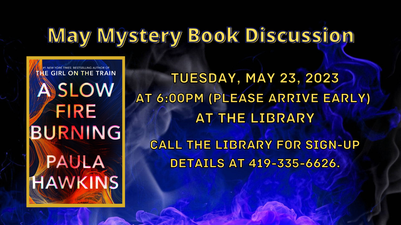 may mystery book discussion