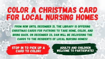 decorate a christmas card