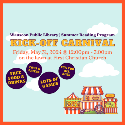 Summer Reading Kick-Off Carnival - 12:00PM to 3:00PM